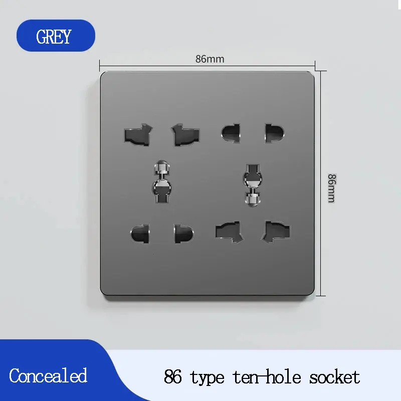 

CXFG Универсальная скрытая розетка с выключателем 2Gang 10A