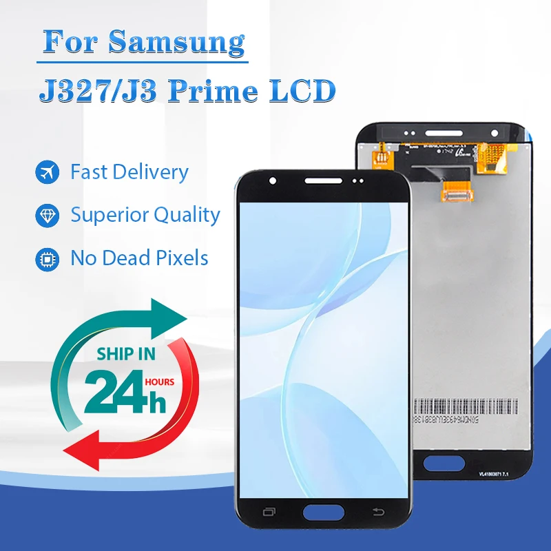 

5.0 Inch J3 Prime Display For Samsung Galaxy J327 Lcd With Touch Digitizer J3 Emerge 2017 Screen Assembly With Tools Brand New