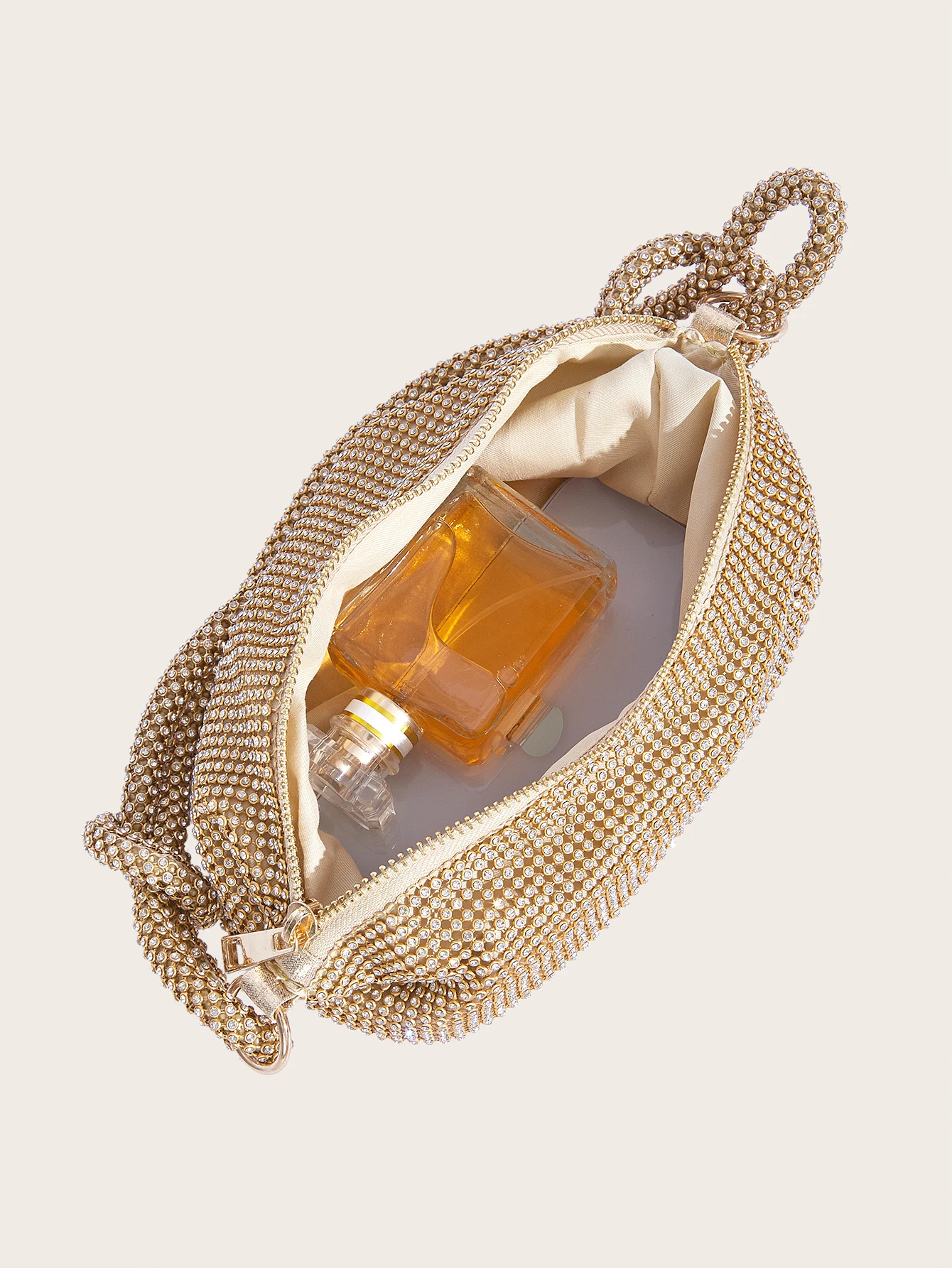 Женская Складная блестящая вечерняя сумка элегантная роскошная женская