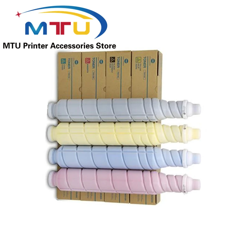 

1Set 4PCS 1222g/PC New Original TN619 CMYK Toner Cartridge for Konica Minolta Press C71hc C1060 C1070 C2060 C2070 C3070 C3080