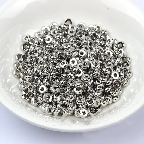 Золотые позолоченные бусины-разделители 50 шт