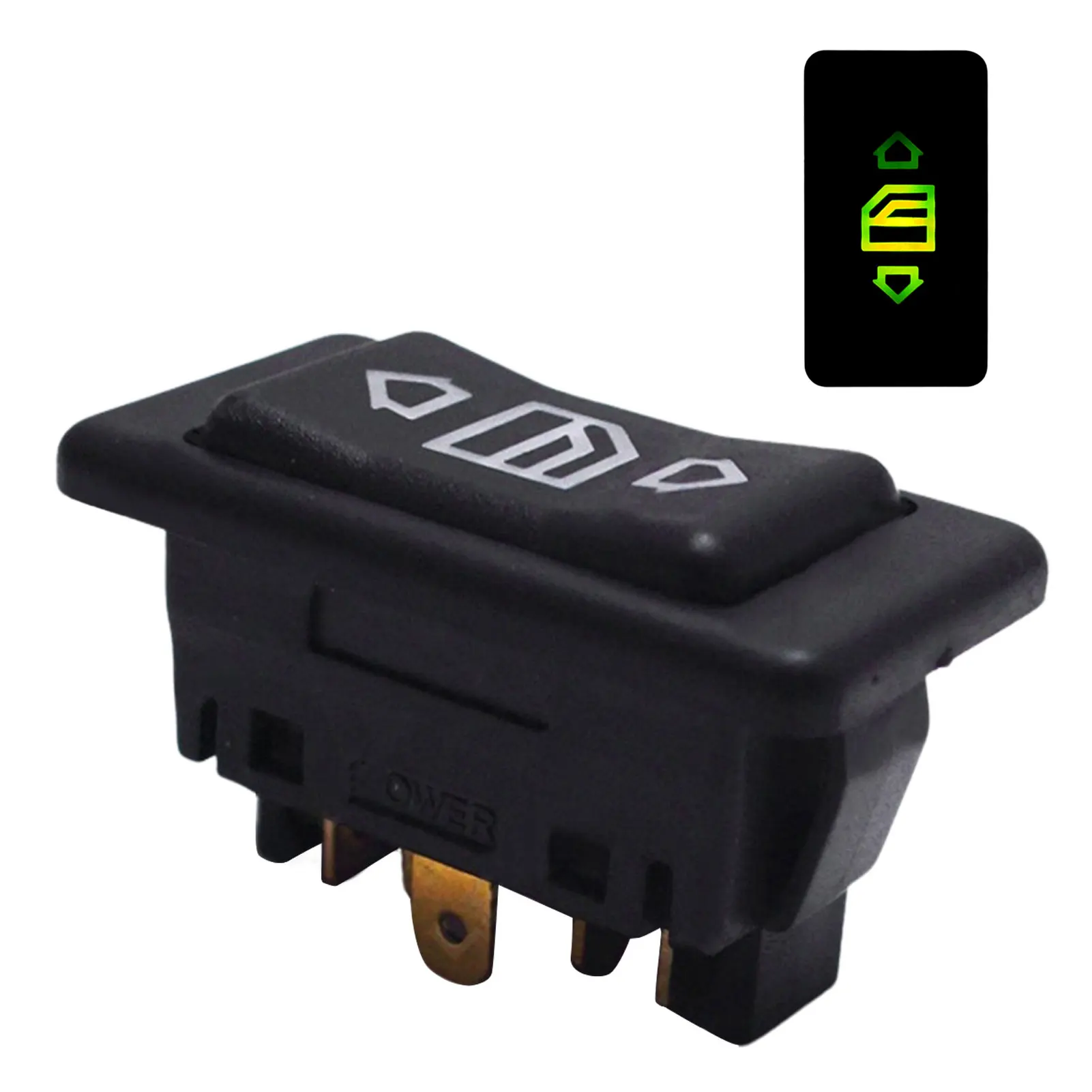 

Car Power Window Switch Regulator Button Car General Panel Console Control Switch For Window Lock Easy To Install Car