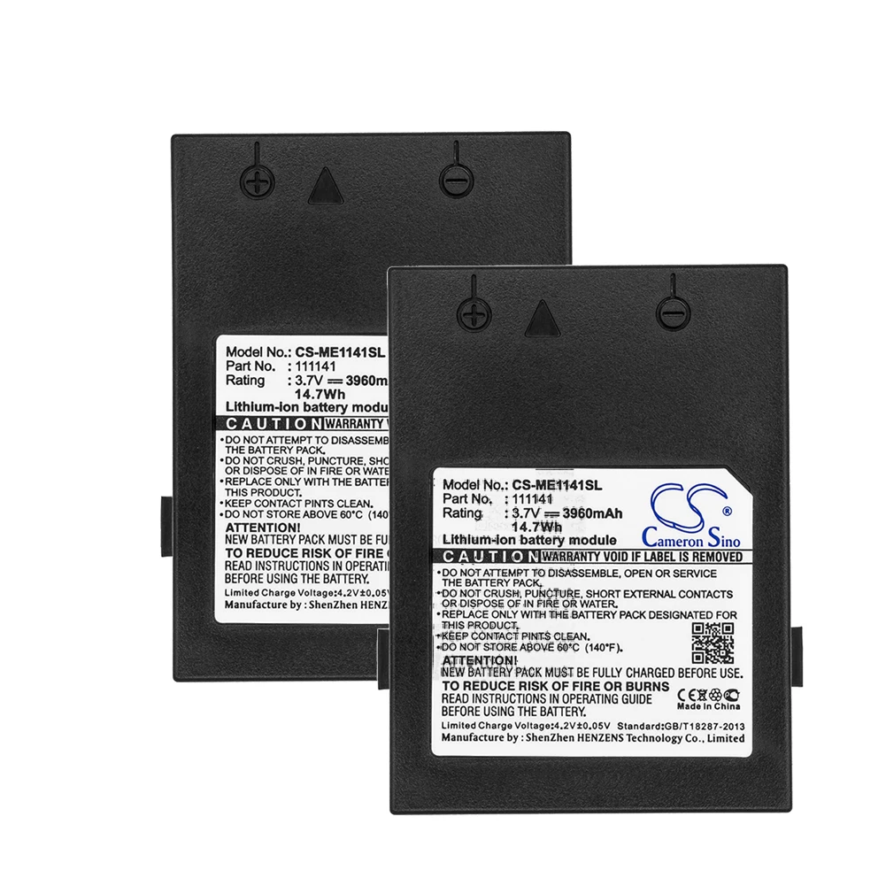 

2pack 3960mA Battery for Magellan Thales MMCE, Thales MobileMapper 111141, 37-LF033-001, 980782