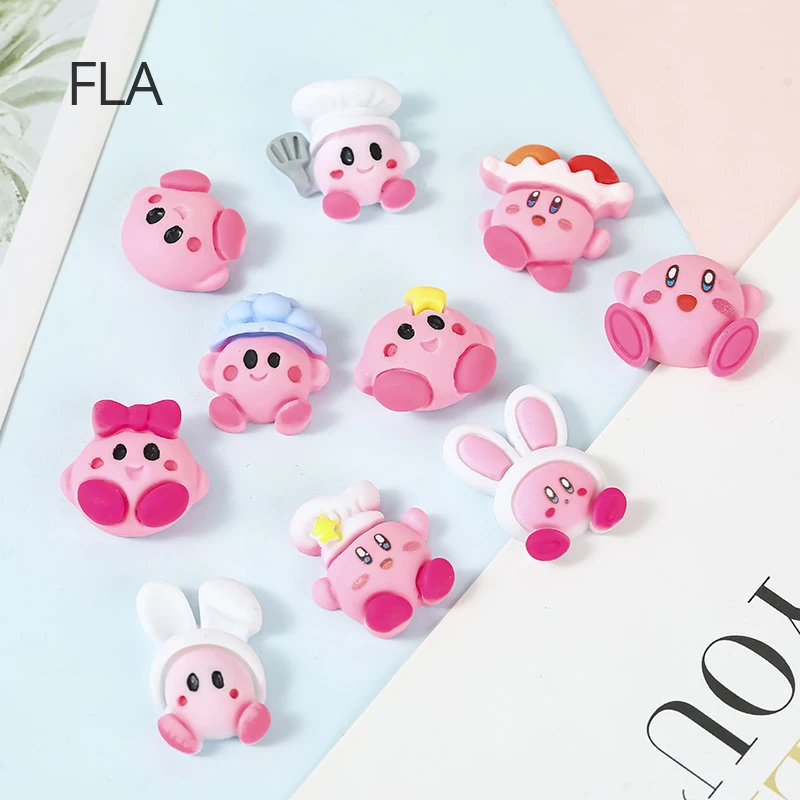 

10pcs/bag Simulation Resin Accessories Cartoon Characters DIY Phone Case Décor，Hair Accessories