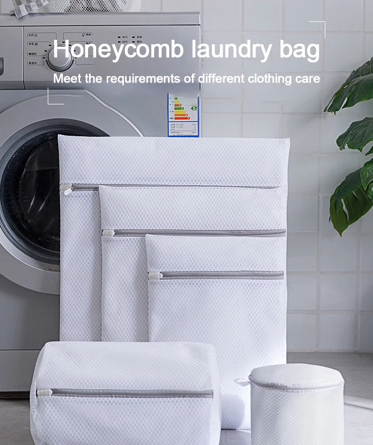 

Premium Mesh Laundry Bags For Bra Blouse Hosiery Underwear Sweaters Etc. Protect Clothes Also Storage For Home Travel Multiuse