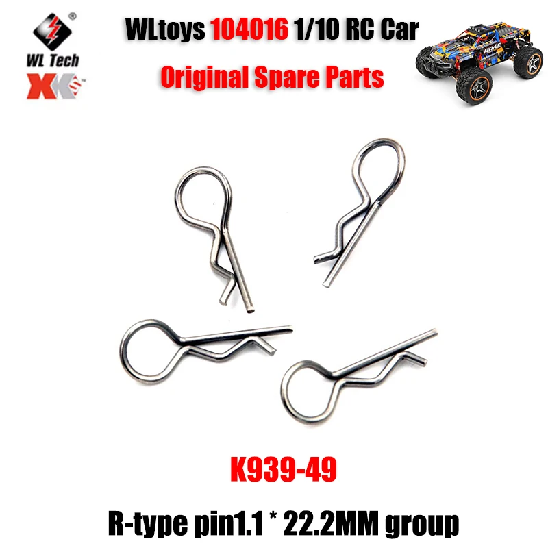 

WLtoys 104016 1/10 RC Car Original Spare Parts K939-49 R-type Pin1.1 * 22.2MM Group
