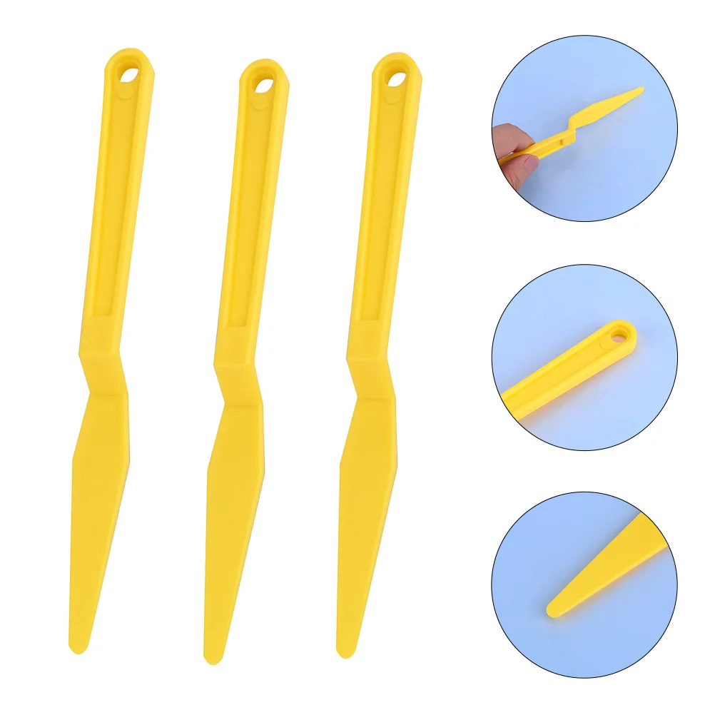 

3 Pcs Car Body Wrap Scrapers Vehicle Film Squeegee Bubble Removing Scrapers
