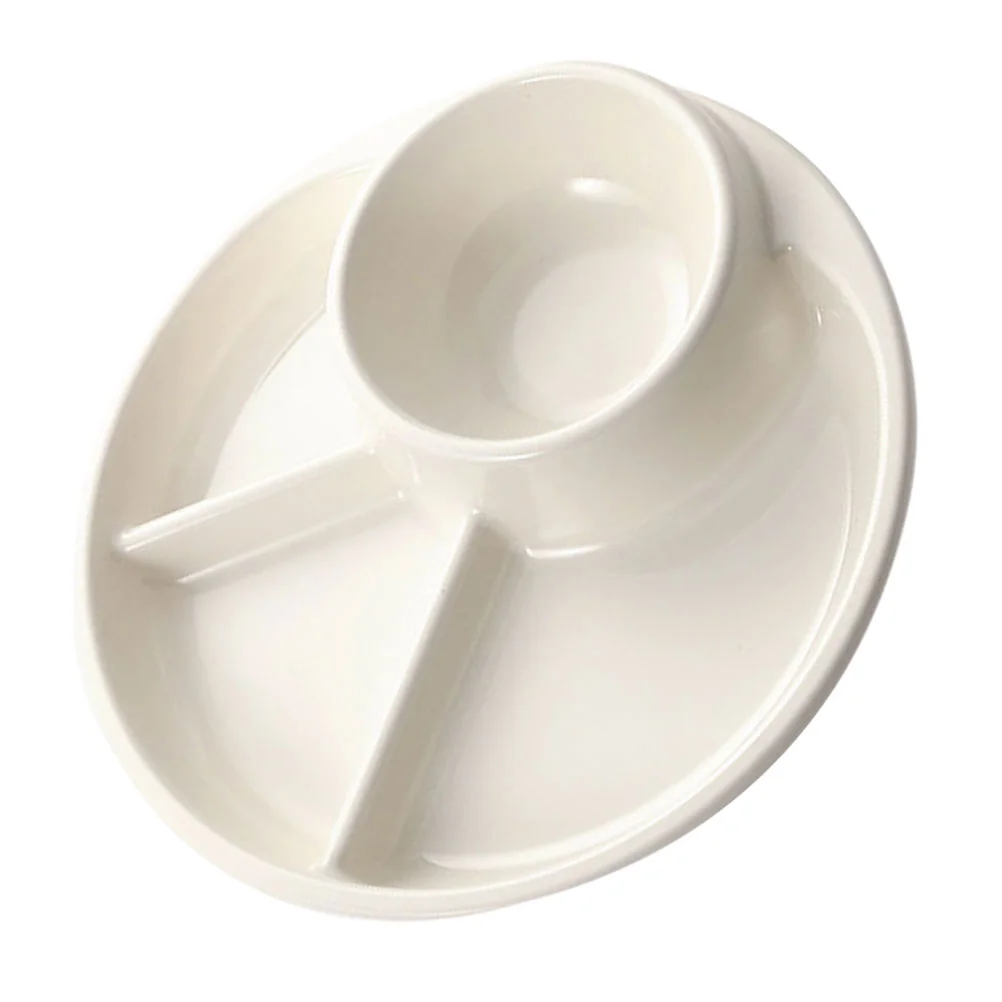 

Divided Plate Plates Servingtray Dishdinner Compartment Trays Breakfast Salad Dessert Portion Fruit Appetizer Platter