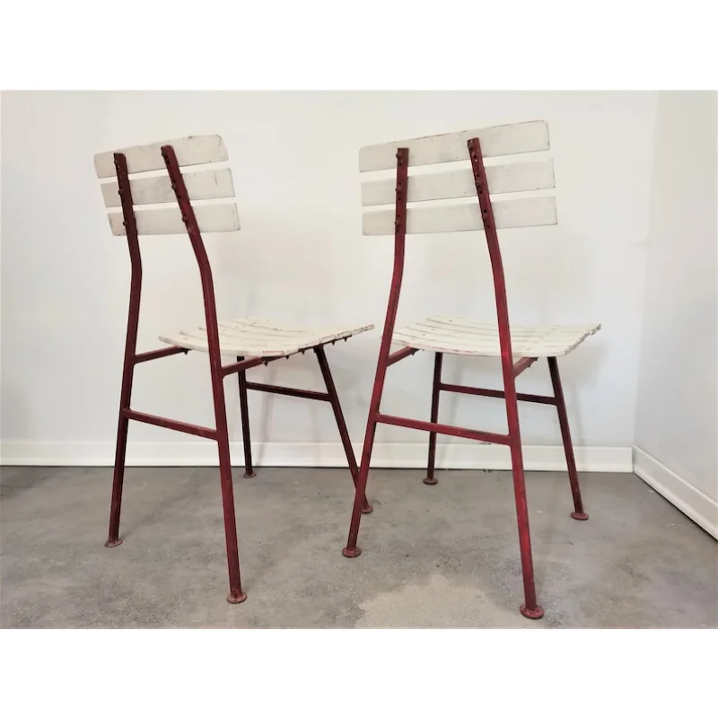 

Garden Chair, 1 of 6, 1960s - firm iron frame