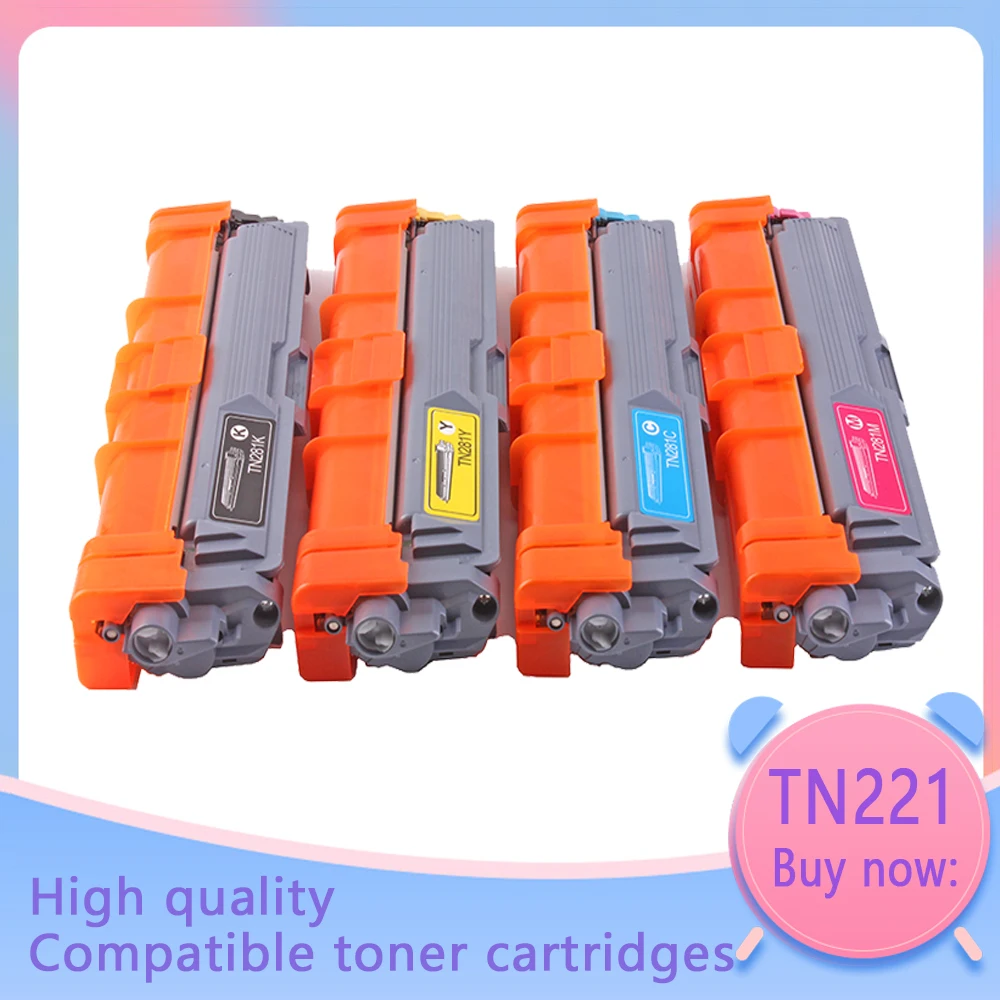 

Compatible TN221 TN281 TN241 toner cartridge for Brother HL 3140CW 3150 3170CDW MFC9130CW MFC 9140 9330CDW 9340CDW DCP 9020CDW
