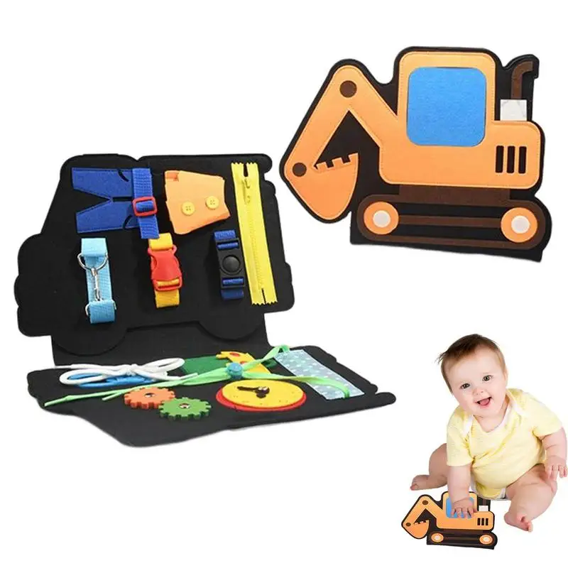 

Felt Sensory Board Montessori Vehicle Busy Learning Boards Busy Learning Boards Toys For Preschool Sensory Busy Activities