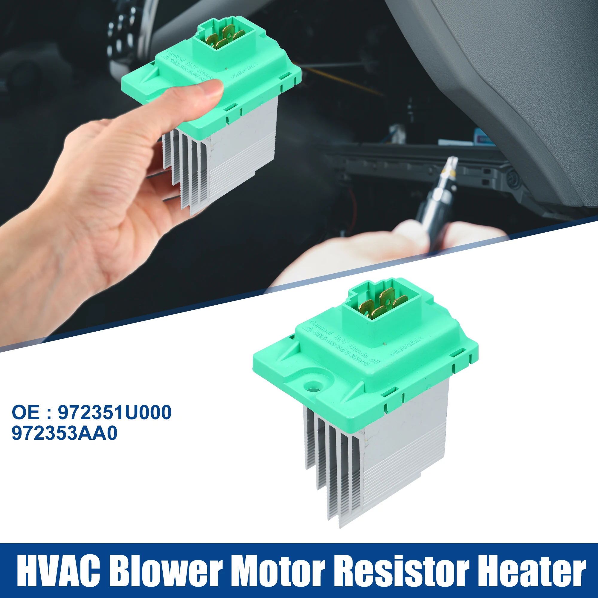 

HVAC Blower Motor Resistor Heater for Kia Soul 2010-2017 for Kia Sorento for Kia Sedona for Hyundai Azera 972353AA0