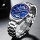 NIBOSI Fashion Mens Watches Top Brand Luxury Quartz Watch Men Stainless Steel Waterproof Luminous Chronograph Relogio Masculino Other Image
