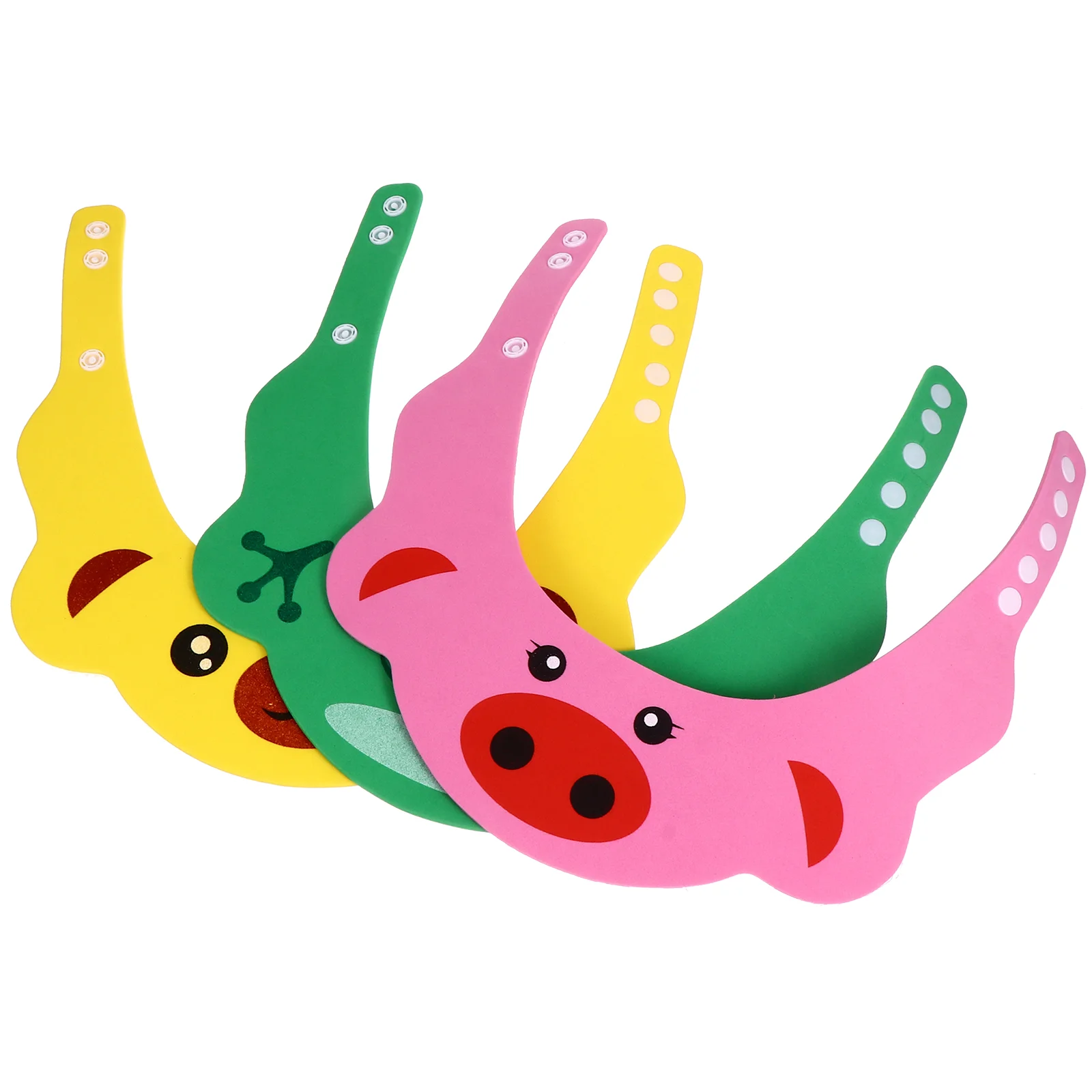 

Shower Cap- 3Pcs Waterproof Shower Cover Safe Adjustable Bathing Protection Bath Cap for Toddler, Kids,