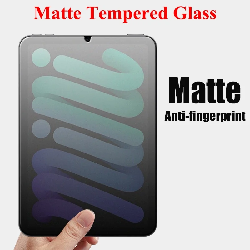 

Матовое закаленное стекло для Apple iPad Mini 6 2021 8,3 дюйма 8,3 дюйма iPad Mini6, полное покрытие, защита экрана от отпечатков пальцев
