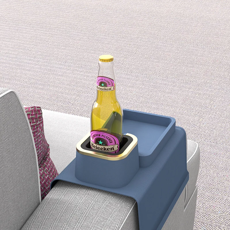 

Подставка для чашки универсальный силиконовый подстаканник для дивана поднос для Телефона Противоскользящий подлокотник пепельница