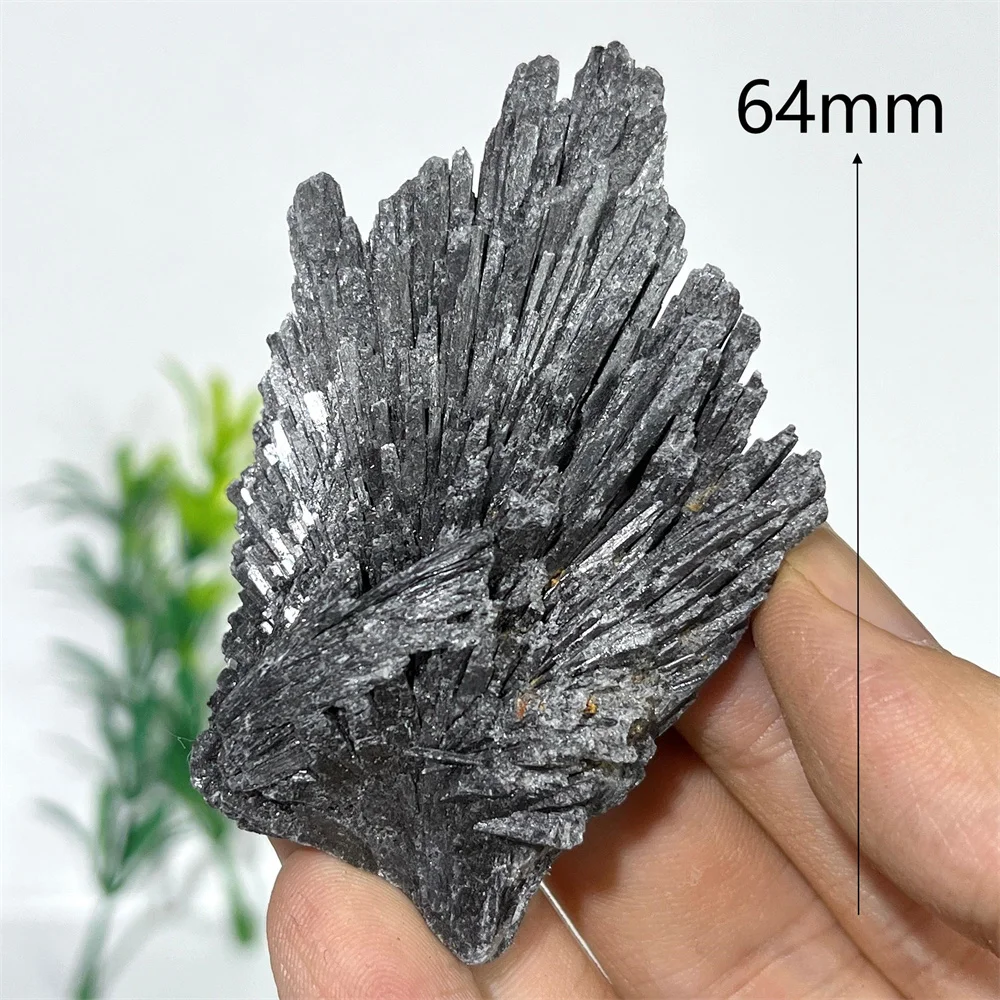 Черный турмалин перо образец Сырье камень кварц драгоценный натуральный