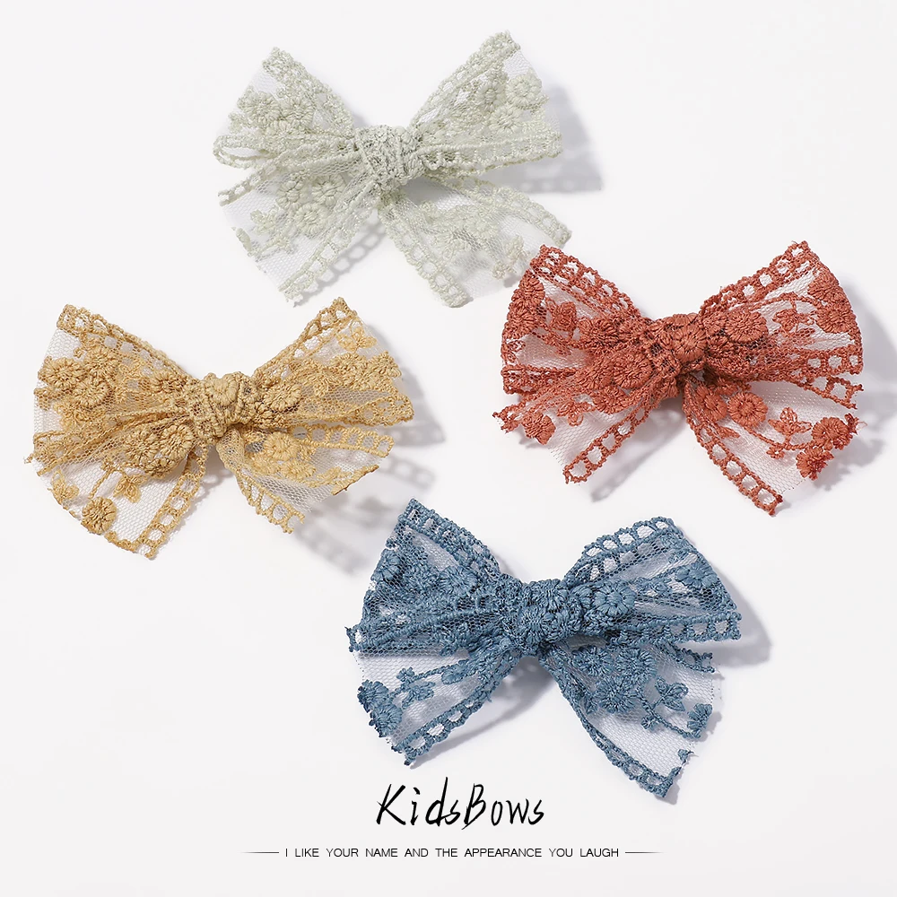 

Заколки для волос с цветочной вышивкой, 1 пара