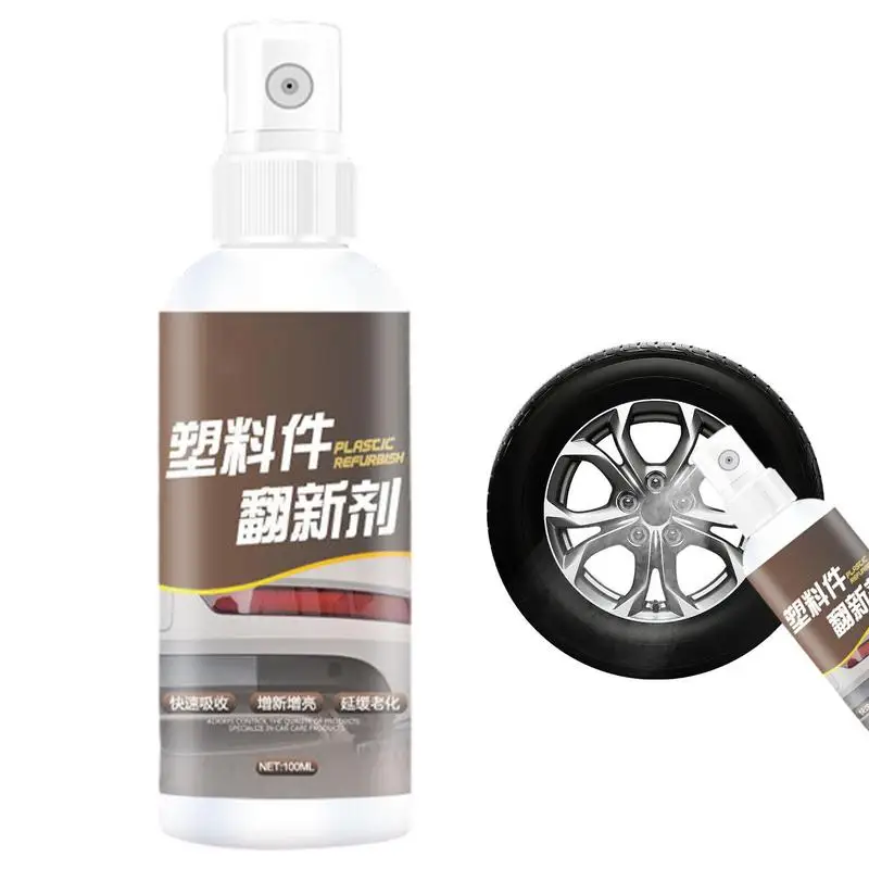 

Car Plastics Restorer For Bumper Plastics Restorer Ceramic Coating Trim Restore Highly Concentrated For Plastics