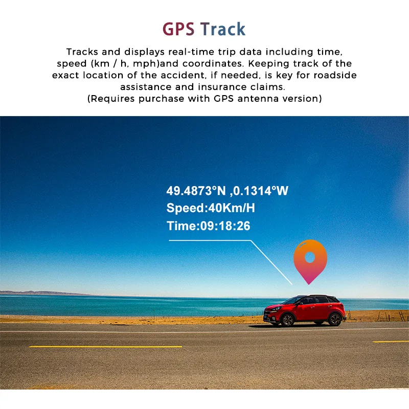 Зеркало-видеорегистратор PONGKI H8 12 дюймов Gps Wi-Fi | Автомобили и мотоциклы