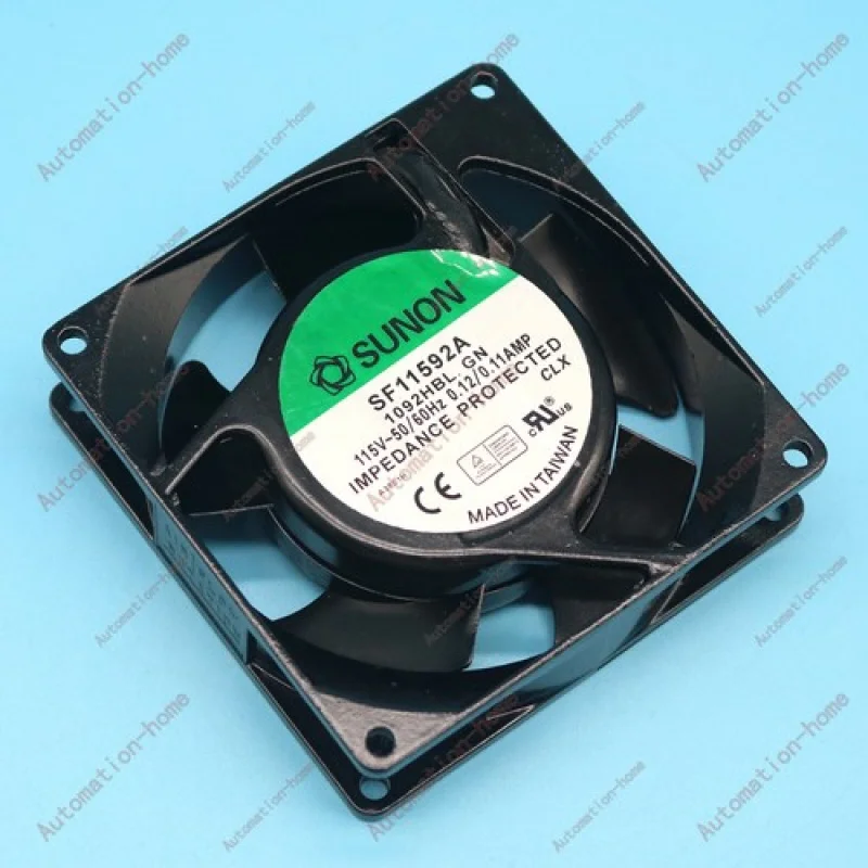 Фото Для Sunon AC 110 В трубчатый шар вентилятора 110 мА 92x92x25 мм SF11592A-1092HBL.GN # XR №2