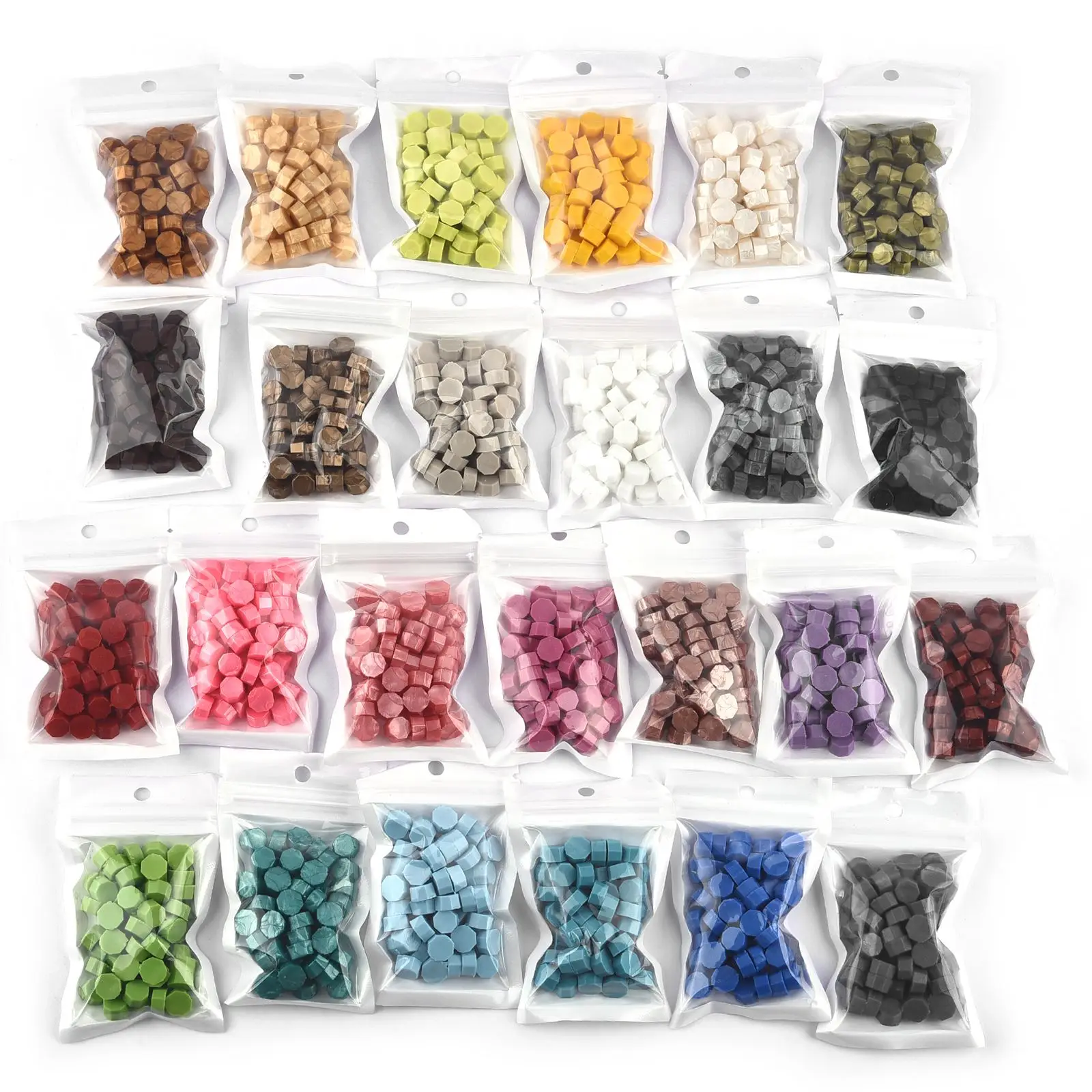 

20pcs Color Wax Seal Multicolor Wax Seal Beads For Wax Seal Stamp Diy Lovers Craft Wedding Invitation Envelop Gift Wrapping