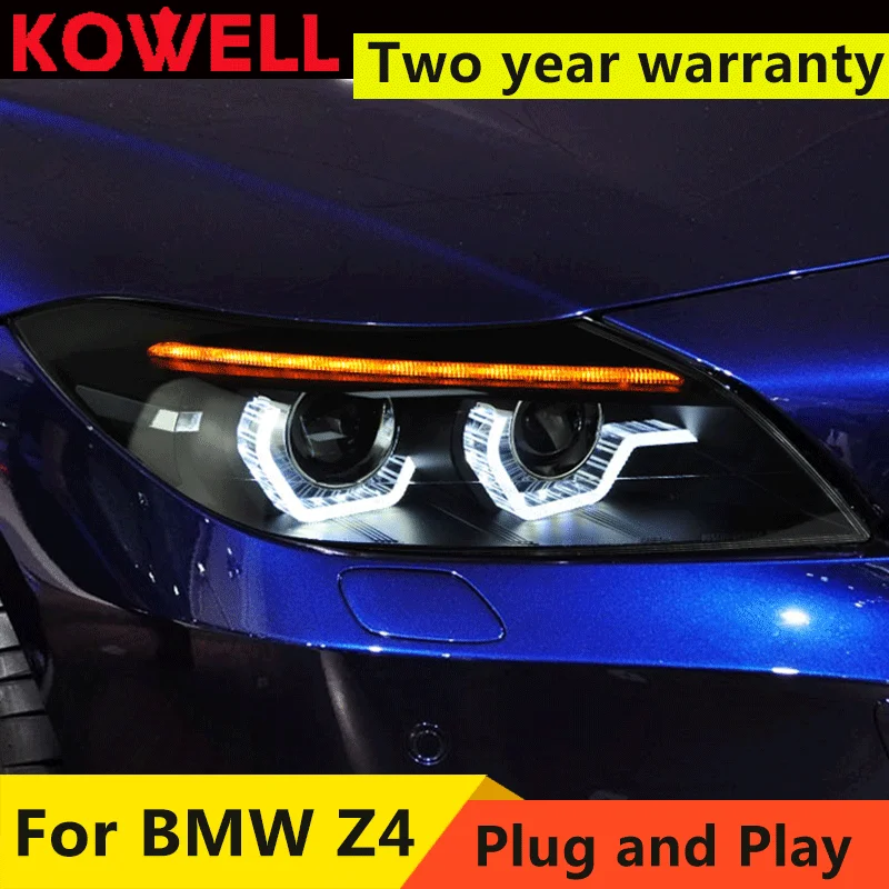 

Car Styling for BMW Z4 Headlights 2009-2016 E89 Headlight LED DRL Hid Head Lamp Angel Eye Bi Xenon Beam Accessories