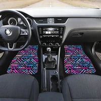 blue tribal ethnic aztec boho chic bohemian pattern car floor mats set front and back floor mats for car car accessories