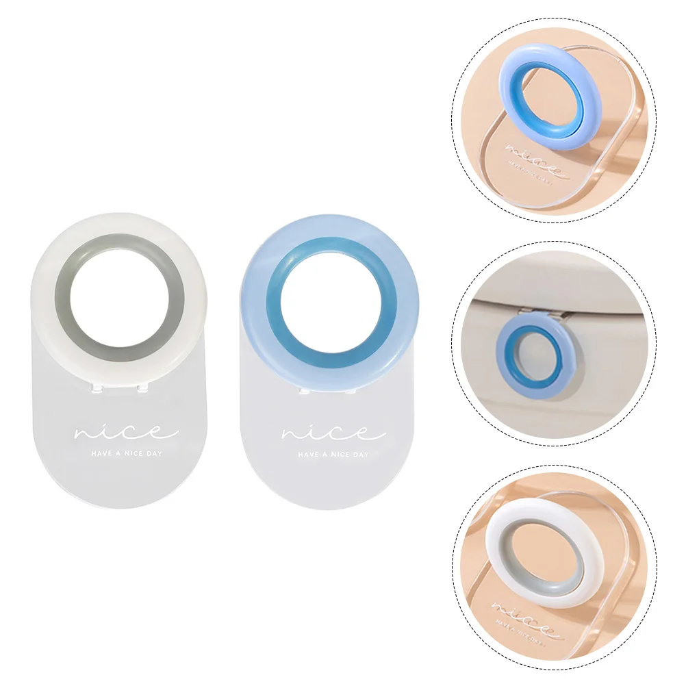 

Toilet Lifter Handle Furniture Knob Adhesive Doorcloset Accessories Knobs Cabinetattachment Bidet Lid Bumper Sticky Cover