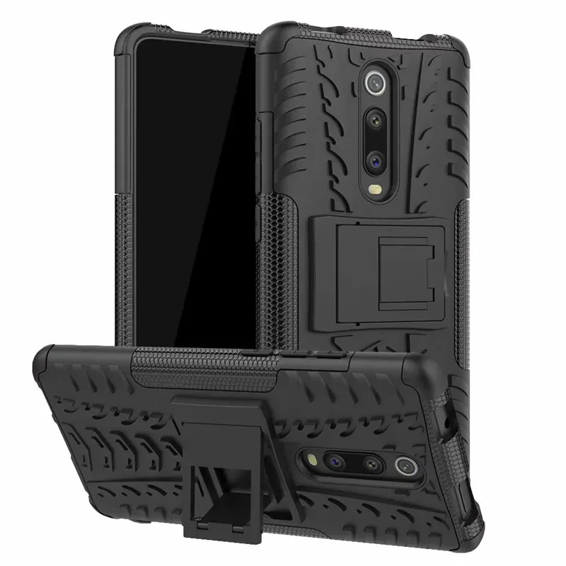 

New Armor For Xiaomi Mi9T Mi 9T Pro Case Shockproof Hard Rubber Silicon Phone Case For Redmi K20 Pro Cover Fundas