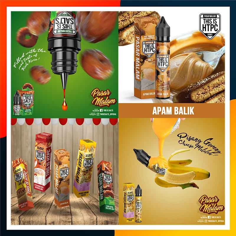 

Ready Stock Original This is HTPC Pasar Malam 30ML Apam Balik