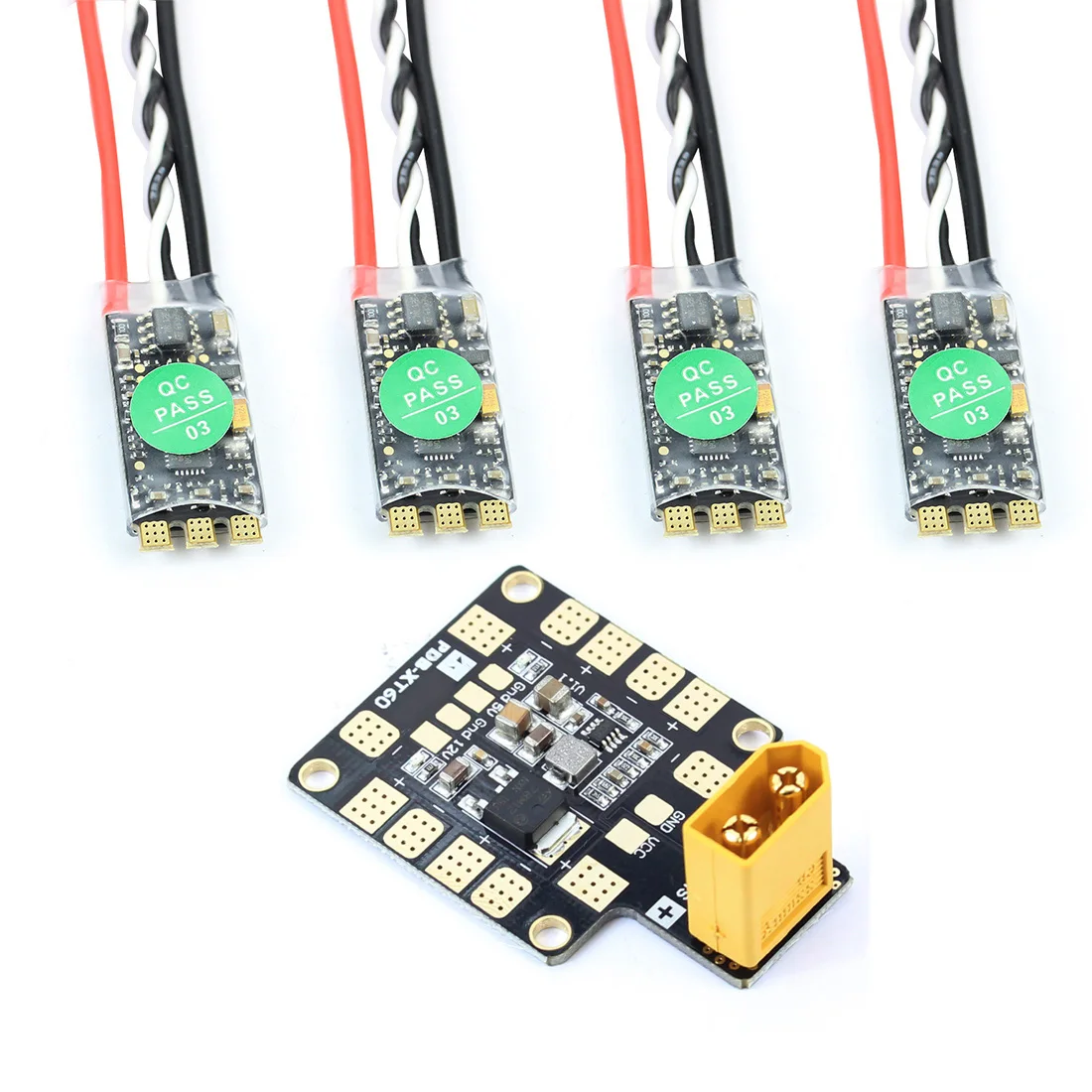 

HAKRC blheli _ 32 35A 2-5S ESC DShot1200 Multishot контроллер скорости интегрированное фотоустройство с XT60 Dual BEC распределительная плата питания