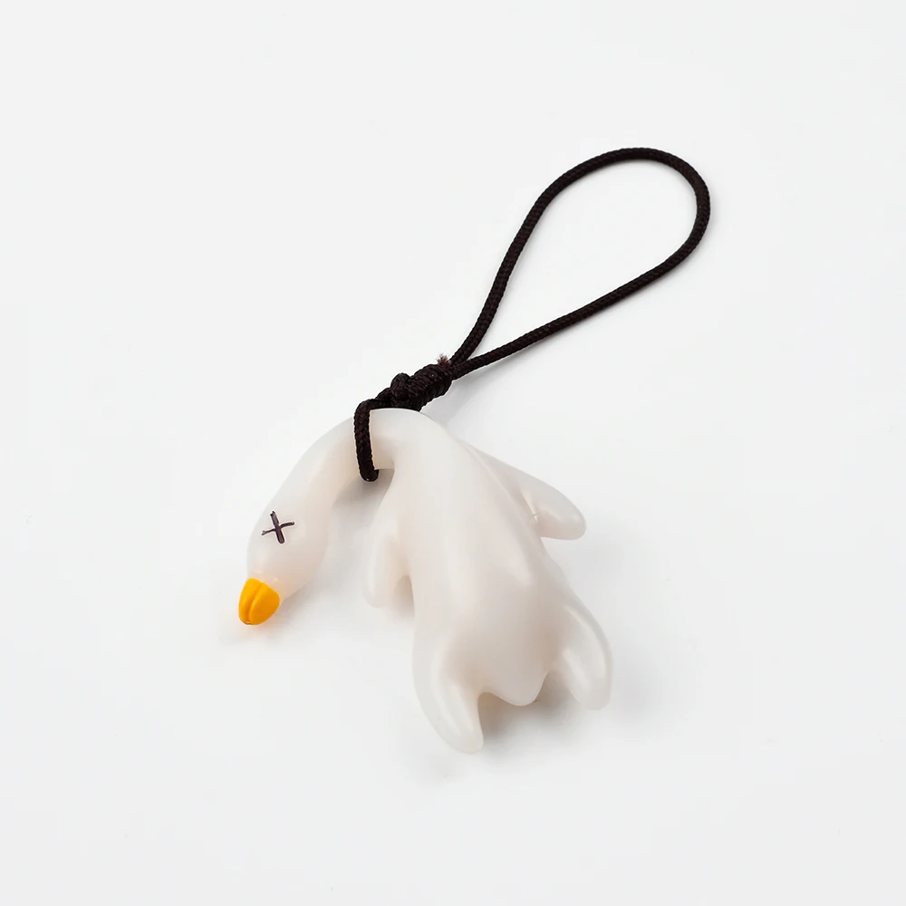 

Забавный кулон в виде жареной утки, меняющий цвет, УФ-изменение температуры, изменение цвета, автомобильное зеркало, кулон, брелок, авто декор интерьера