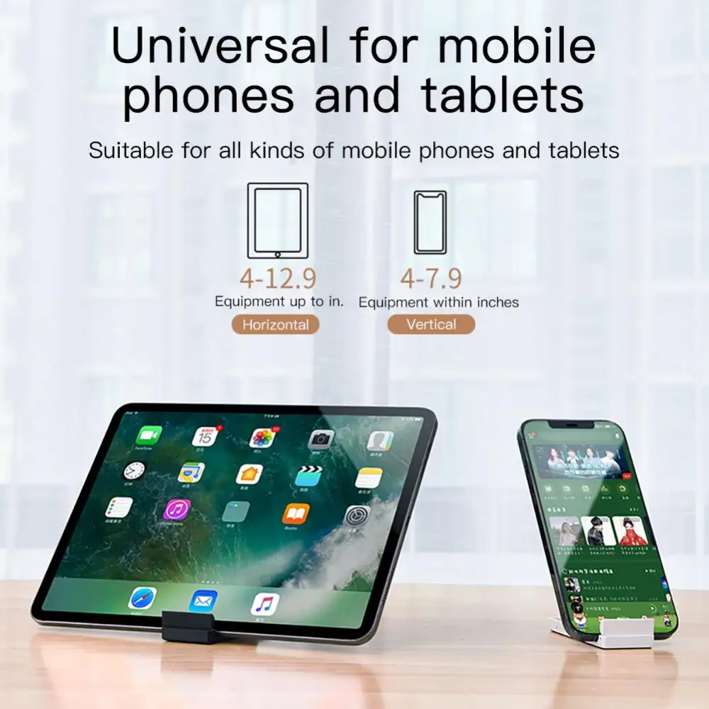 

Convenient Moblie Phone Stand Mini Support Telephone Rack Adjustable Desk Stand Holder Desk Bracket Metal Cell Phone Holder