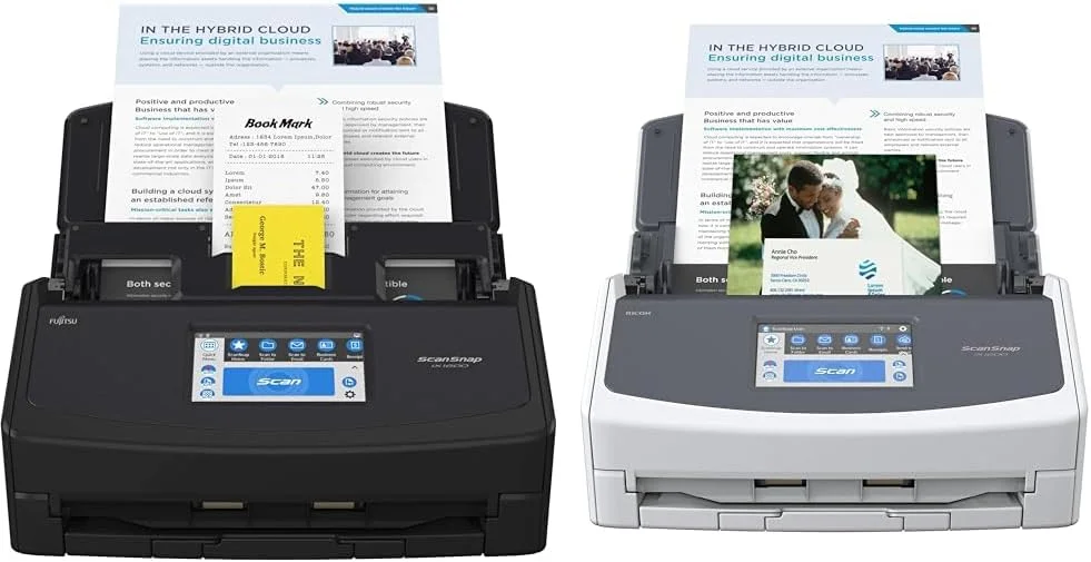 Многофункциональный сканер облачных документов Fujitsu ScanSnap IX1600 Deluxe с беспроводным