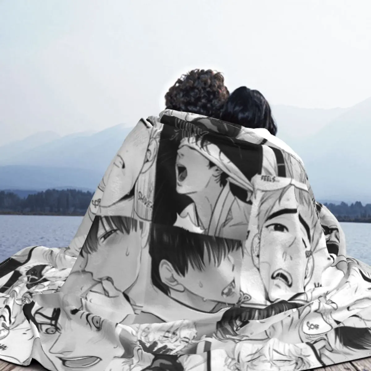 Ультрамягкое одеяло из микрофлиса Хорошие мальчики яой