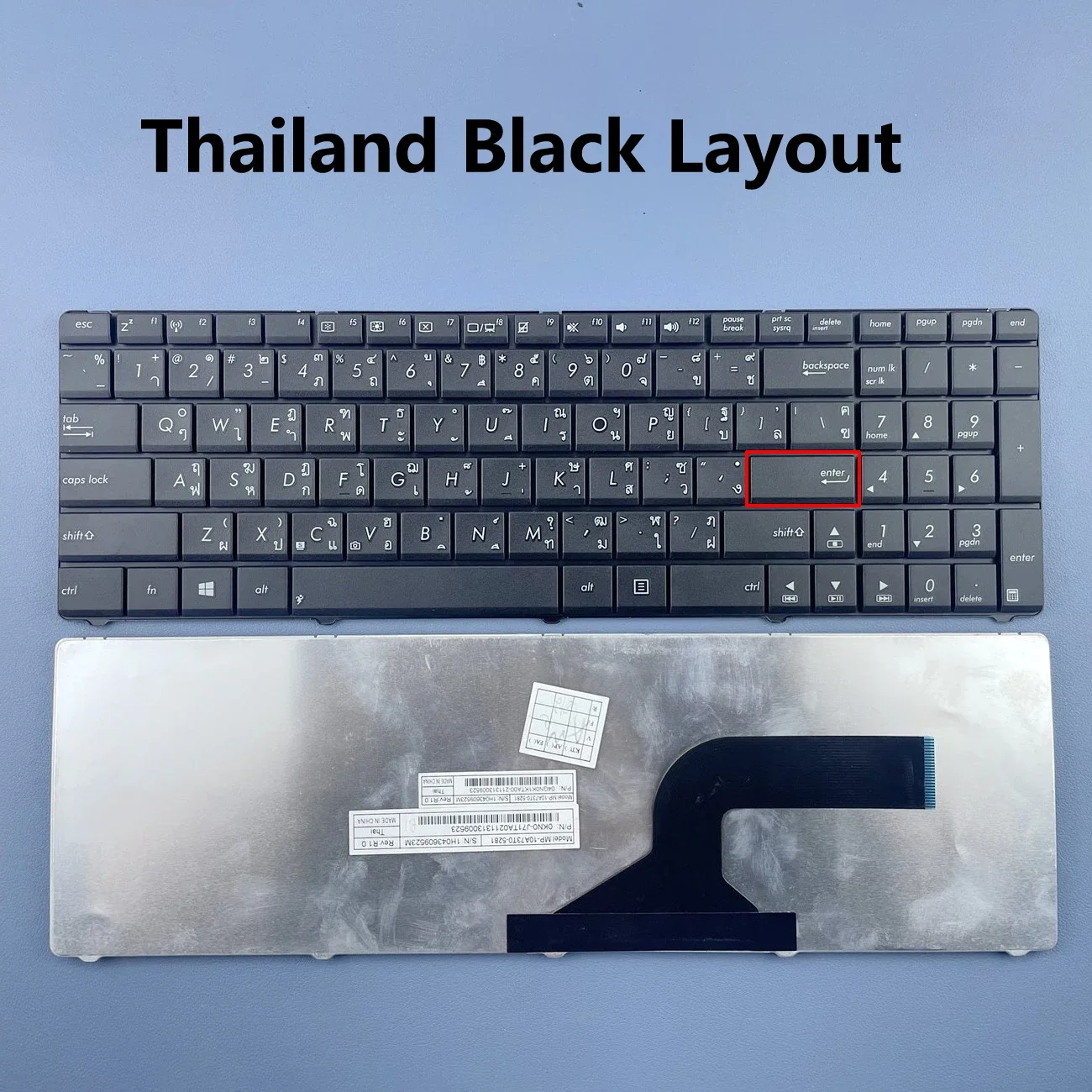 Таиландская клавиатура для Asus N53 X53 X54H k53 A53 N60 N61 N71 N73S N73J X53S A52J X55V X54HR X54HY N53T Series