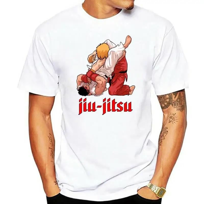 2024 new Men Fashion T Shirts Summer Mens Tee Print T-Shirt Jiu Jitsu Brazilian Martial Arter Ju-Jitsu It's in my blood T-shirt