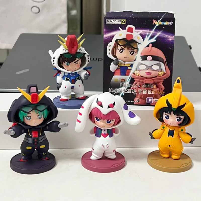 Фото Оригинальная коллекционная фигурка Bandai Pajamars Mobile Blind Box: одежда для кукол, второе поколение, серия Universe Century, настольное украшение, подарок ручной работы, игрушка №2