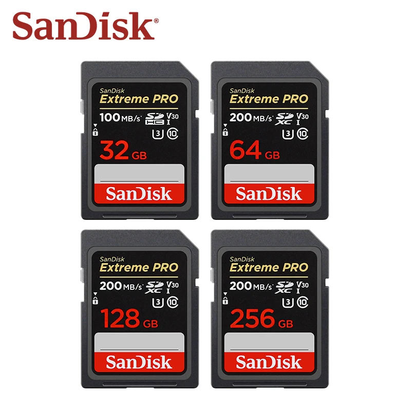 SanDisk карта памяти класс 10 64 ГБ 128 256 512