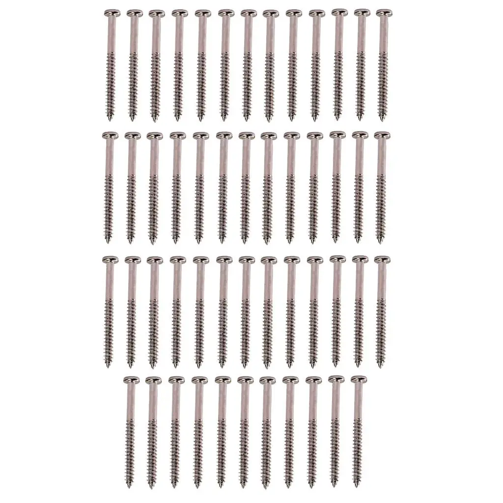 50 шт. монтажный винт звукоснимателя для бас-гитары замены звукоснимателей JB P90