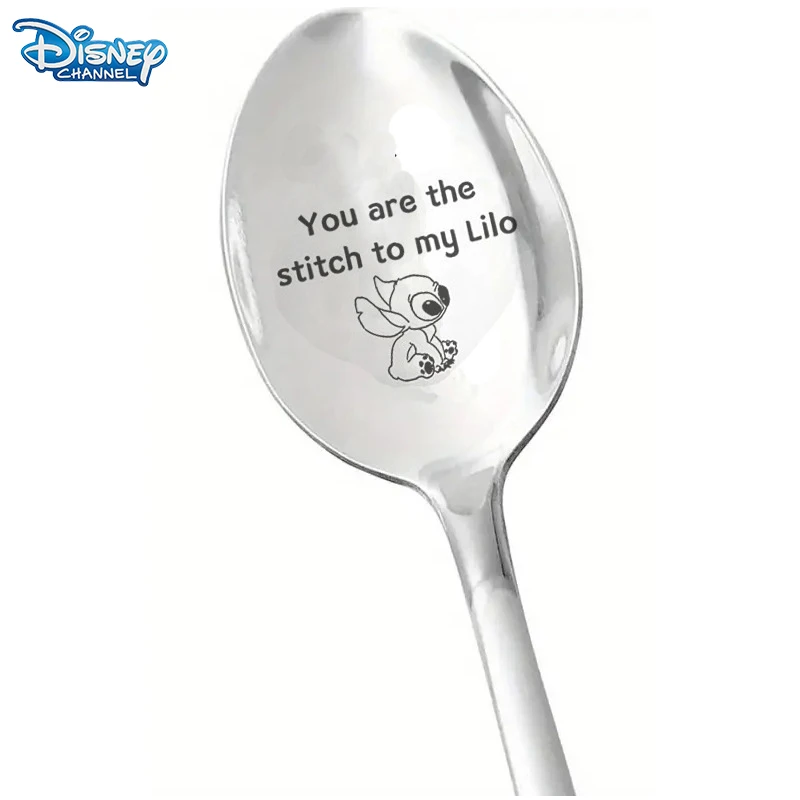 Столовые приборы из нержавеющей стали с ложкой мультфильма Лило и Ститч