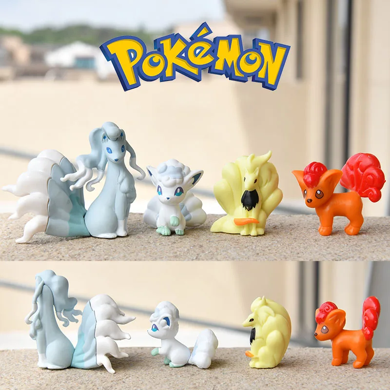 

Pokemon Alola Region Vulpix Anime Figure Desktop Ornaments Collectible Figures Action Figure Children Toys