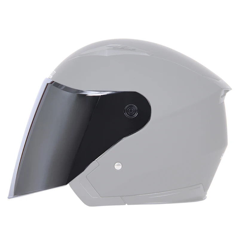 

Цельный лицевой щиток для мотоциклетного шлема с половиной лица, сменный козырек для очков, линзы для JIEKAI-512 516