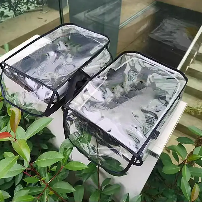 Водонепроницаемый большой дождевик для мотоцикла прозрачный ветрозащитный