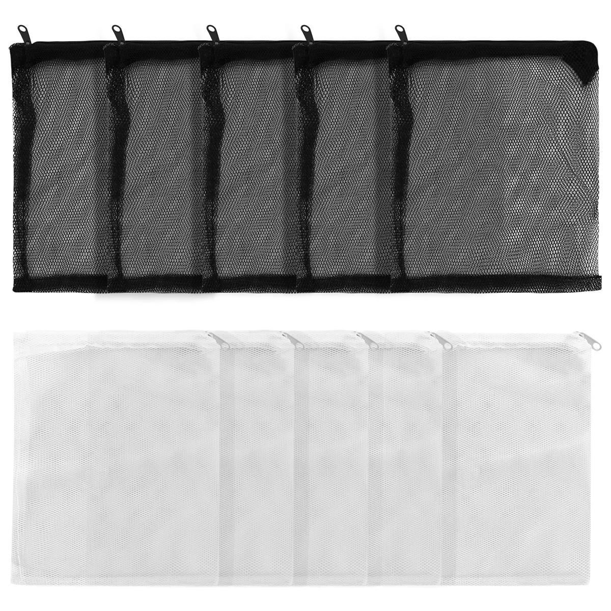 

10PCS Fish Tank Filter Aquarium Filter Media Bags Aquarium Filter Media Zipper Bag for Aquarium Nylon Filter Bag