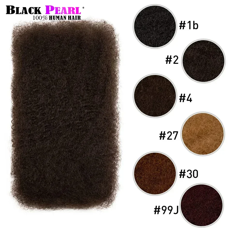 QVR Kinky Bulk Human Hair 22" Afro kinky Curly For Braiding 1 Bundle 50g/pc Natural Color Braids No Weft
