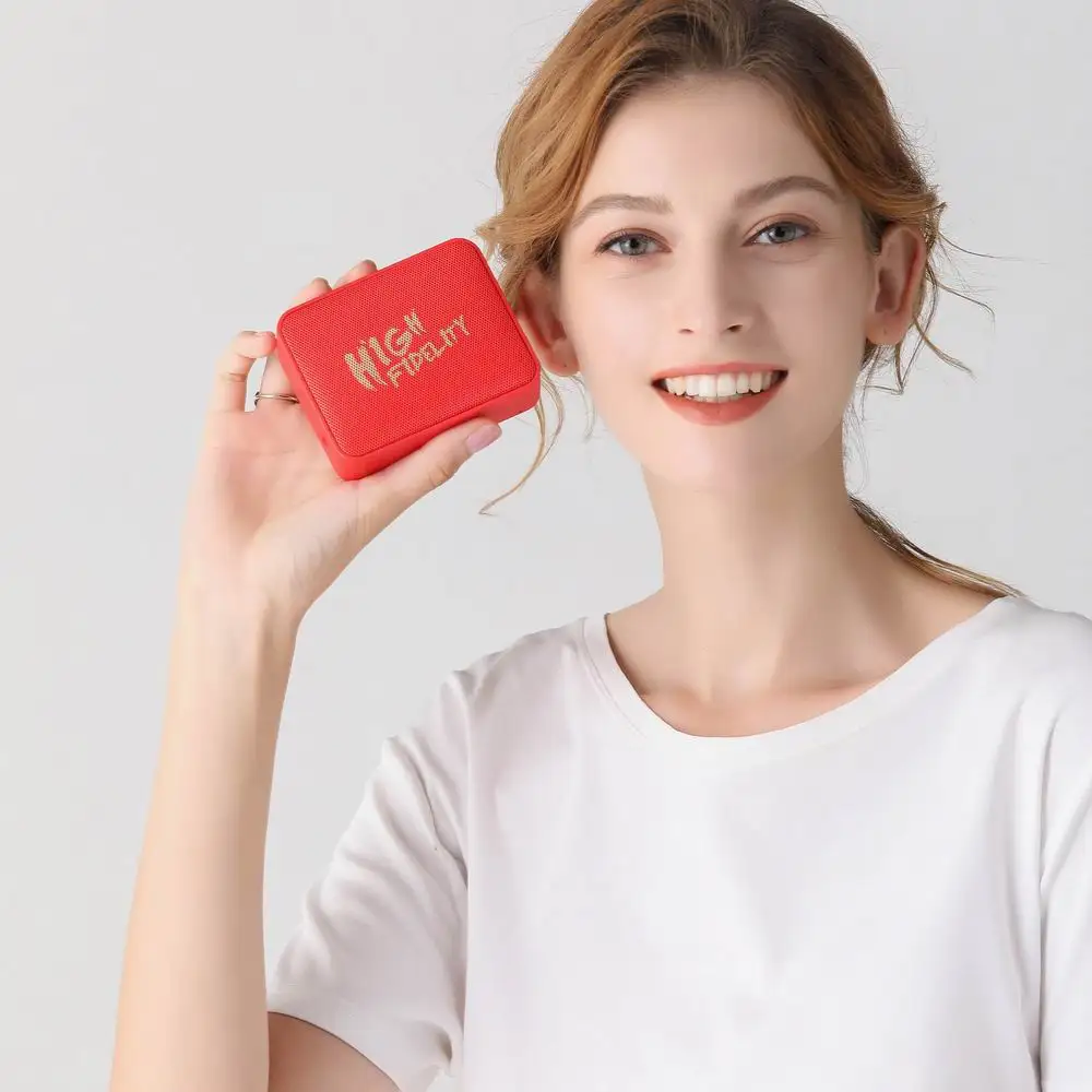 

Original Waterproof Anti-fall Portable Speaker Wireless Bluetooth-compatible Wireless Bass Column Computer Sound Box Radio USB S