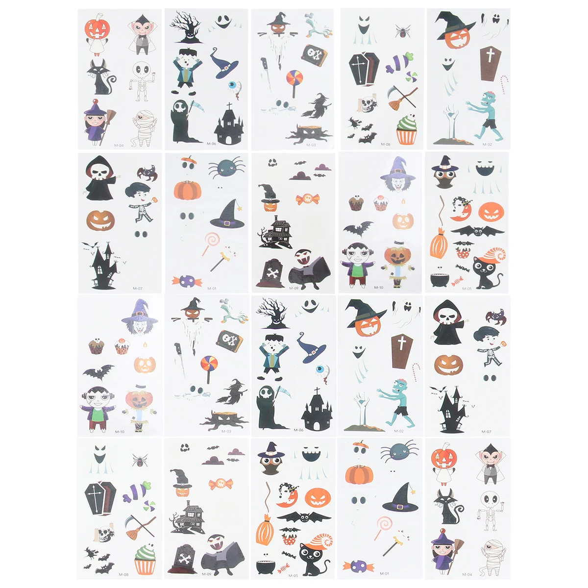 

20pcs Temporary Luminous Stickers for Kids Children