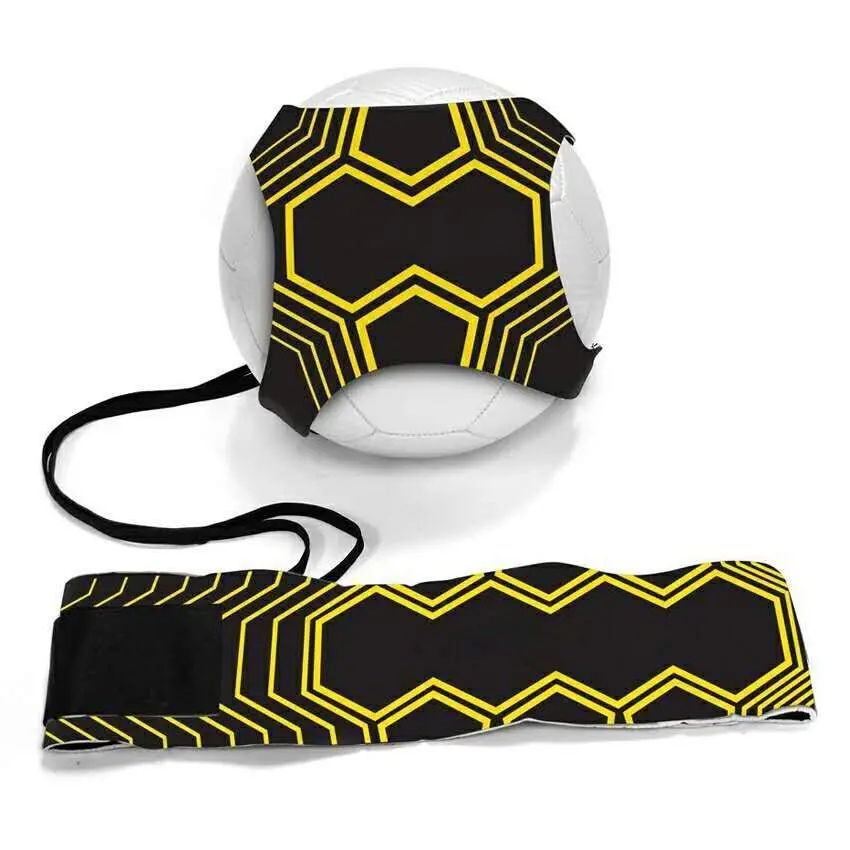 

Solo Soccer Trainer Kids Kick Football Training Equipment Soccer Ball Juggle Bags Adjustable Auxiliary Sports Belt High Quality